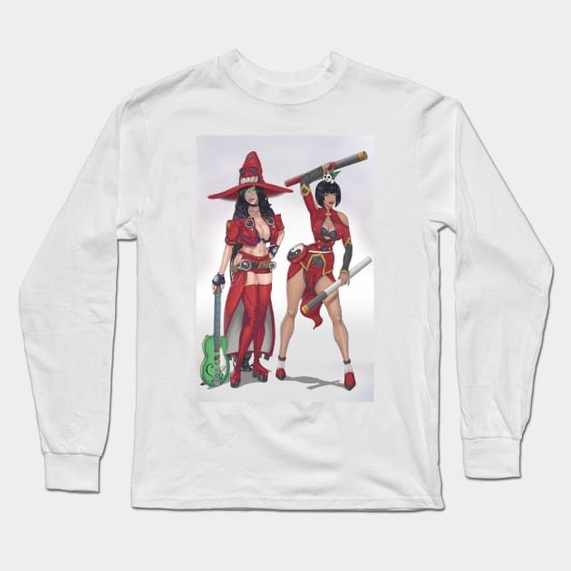 Litno & I-Chi BlazGear & Guilty Blue Long Sleeve T-Shirt by RFillustrations